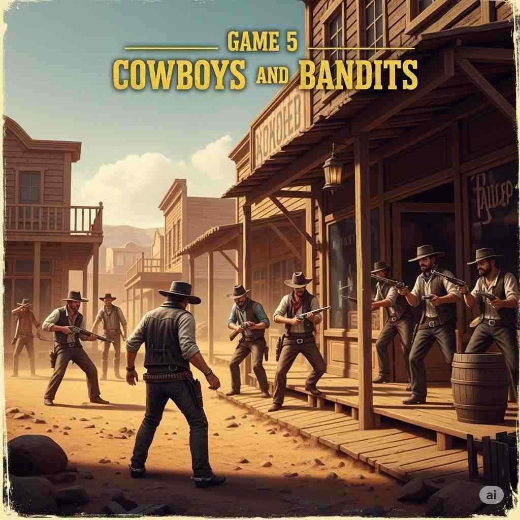 Jocul 5 - Cowboys și Bandiți